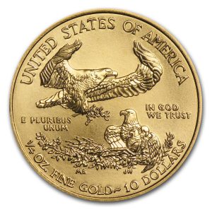 American Gold Eagle Gold Bullion Coin, ¼ Troy ounce (Random Dates)-0