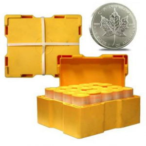 canadian silver maple leaf coin box collection