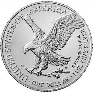 American Silver Eagle 1 Ounce Bullion Coin Type2 Reverse Random Year