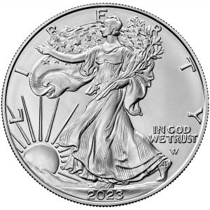 2023 American Silver Eagle One Ounce Bullion Coin Obverse