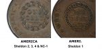 AMERICA and AMERI COMPARISON of rare coins