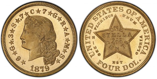 gold rare coins with liberty head and star