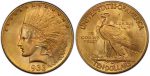 gold rare coins with indian head and american eagle