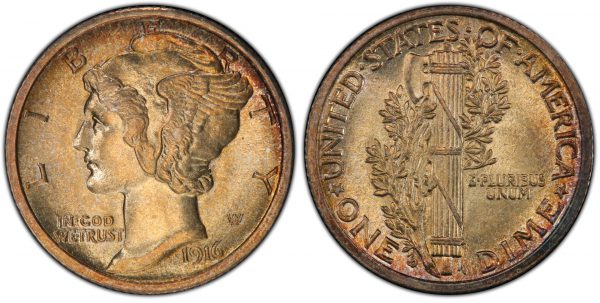 two sides of ancient liberty head coin