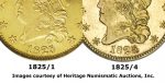 DATE COMPARISON on gold coin