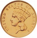 ancient liberty head coin made of gold