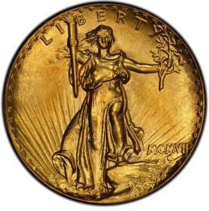 ancient liberty head coin made of gold