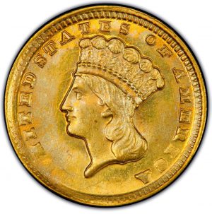 ancient liberty head coin made of gold