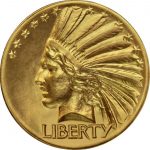 gold indian head coin