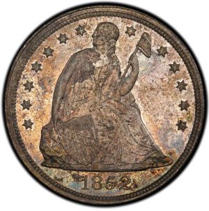 ancient rare coins with a woman