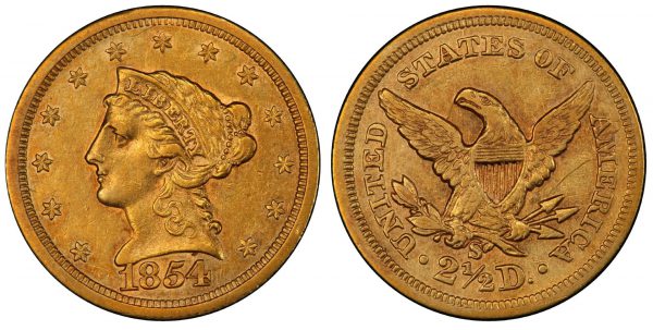 ancient gold liberty head coin with american eagle on the other side