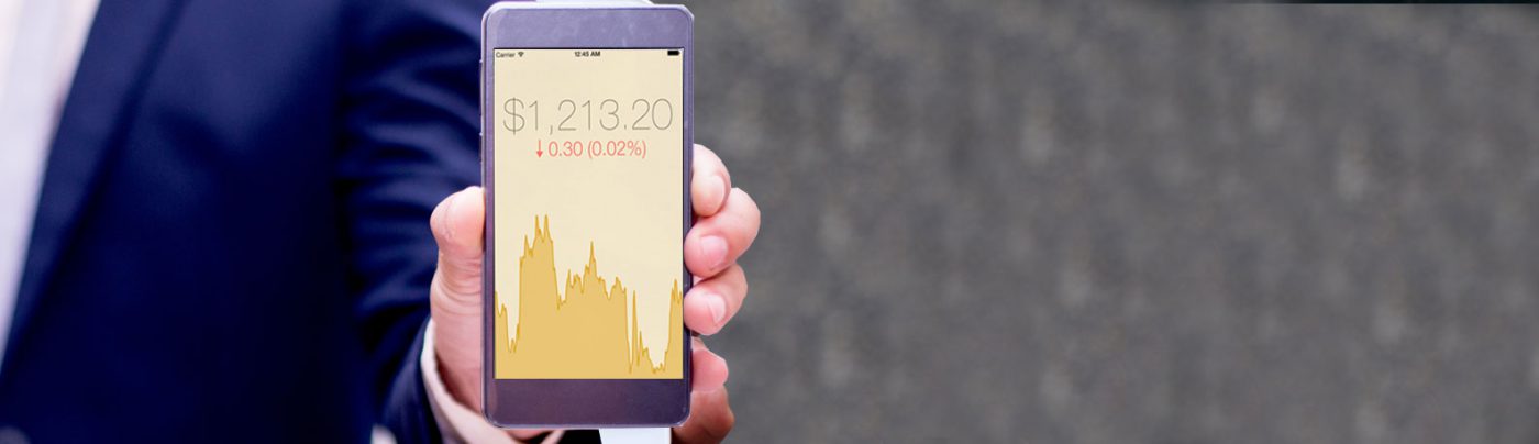 mobile phone showing how rare coins investment works