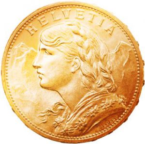 front of french gold coin for sale