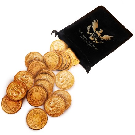 pocket full of gold rare coins for sale