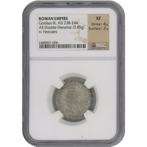 front of gordian coin for sale from rare coins collection