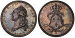 two sides of ancient french coin from rare coins collection for sale