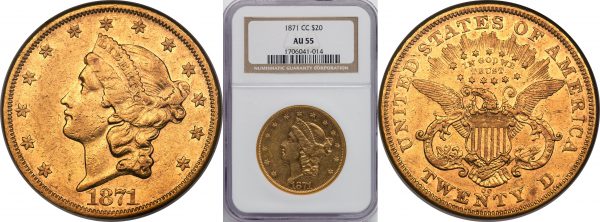 gold liberty head coin with american eagle on the other side