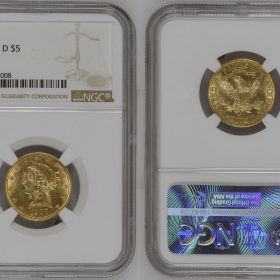 packaging with gold liberty head coin for sale