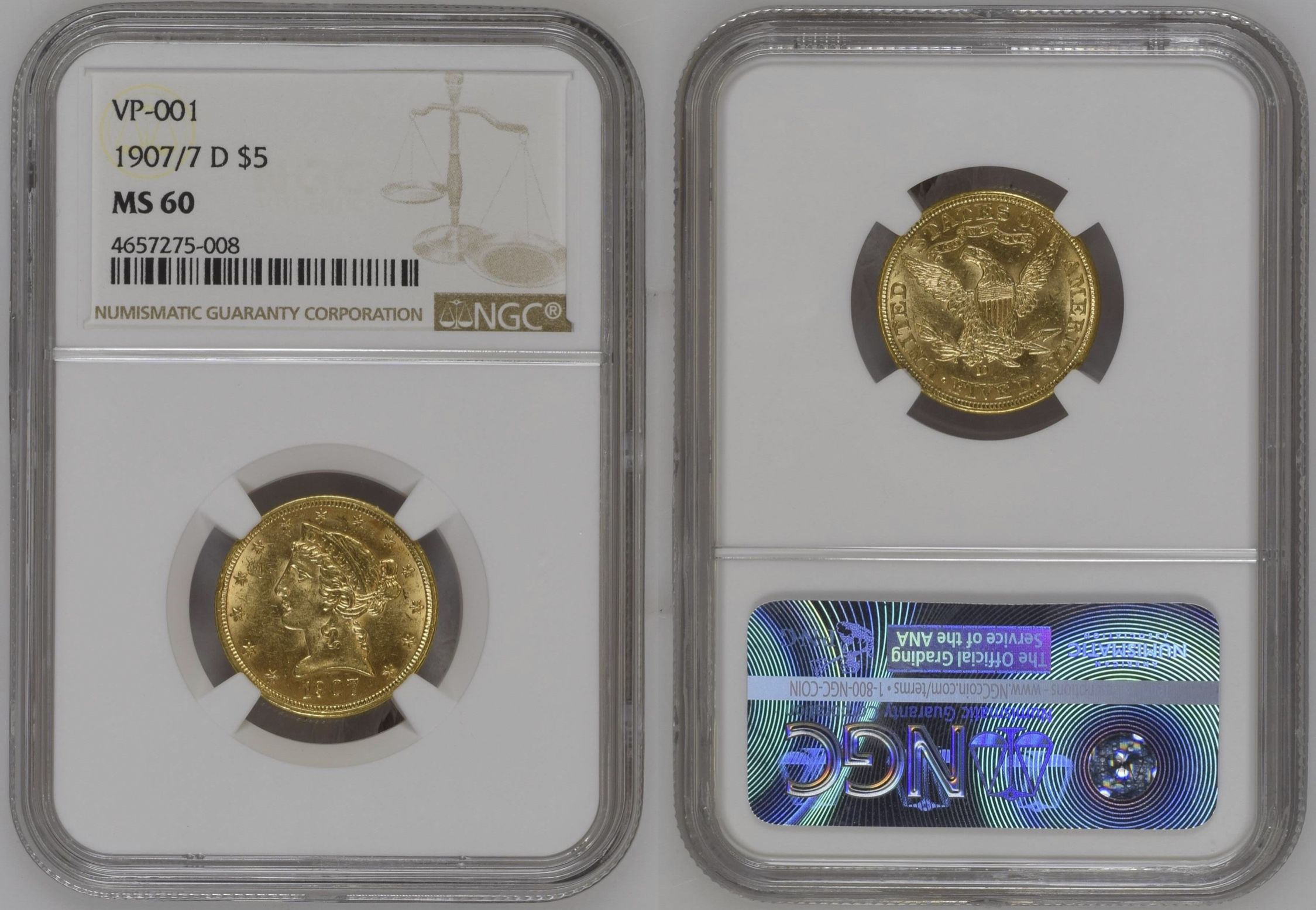 packaging with gold liberty head coin for sale