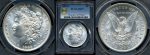 back and front of ancient morgan silver dollar