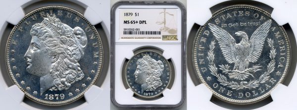 silver morgan dollar in the packaging for sale