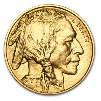 modern indian head coin made of gold