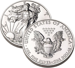 sample of silver standing liberty quarter from rare coins collection