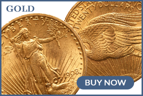the advertisment encouraging to buy gold coins in online coin shop