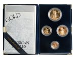spacial packaging with gold american eagles different worth
