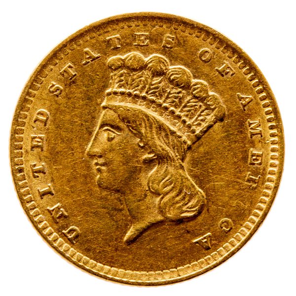 gold one dollar indian princess head coin for sale