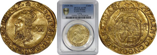 random british coin in the packaging from rare coins collection