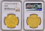 colombian gold coin ready for sale in special packaging