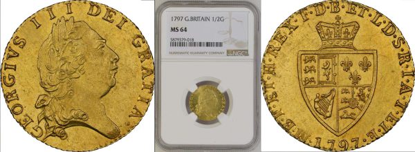 close up to english coin made of gold and ready for sale