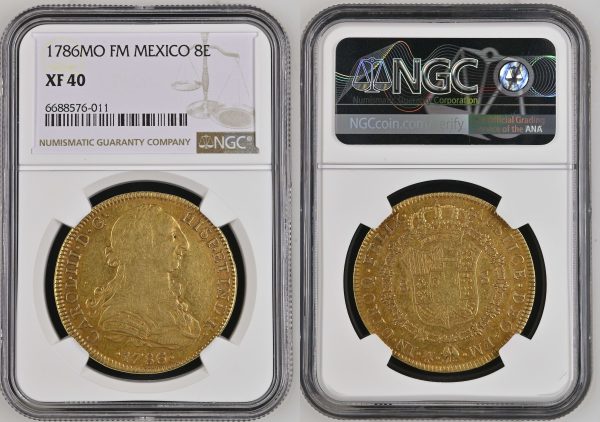 mexican gold coin from ancient coins collection