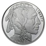 front of silver indian head coin from rare coins collection