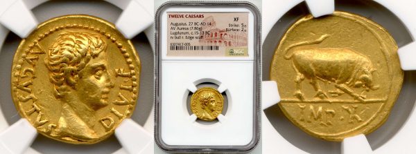gold ancient coin for sale from rare roman coins collection